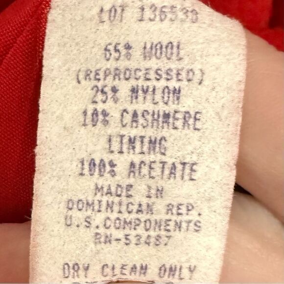 VintageSummit Hill Petite wool cashmere, blend, blazer, and plaid wrap skirt set - Picture 9 of 14